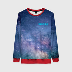 Свитшот женский Услышь мой вой уже, это Voyager, цвет: 3D-красный