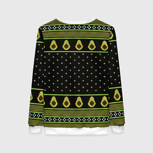 Женский свитшот Avo christmas / 3D-Белый – фото 2
