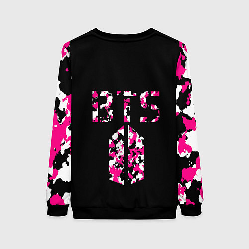 Женский свитшот BTS Logo / 3D-Черный – фото 2