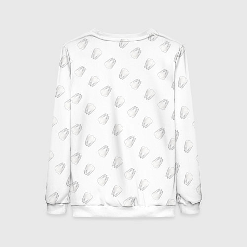 Женский свитшот Лучший стоматолог / 3D-Белый – фото 2