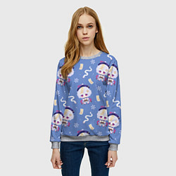 Свитшот женский Genshin Impact, цвет: 3D-меланж — фото 2