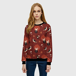 Свитшот женский Genshin Impact, цвет: 3D-черный — фото 2