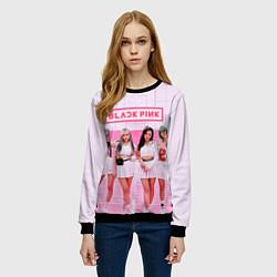 Свитшот женский BLACKPINK, цвет: 3D-черный — фото 2