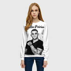 Свитшот женский Dustin Poirier, цвет: 3D-белый — фото 2