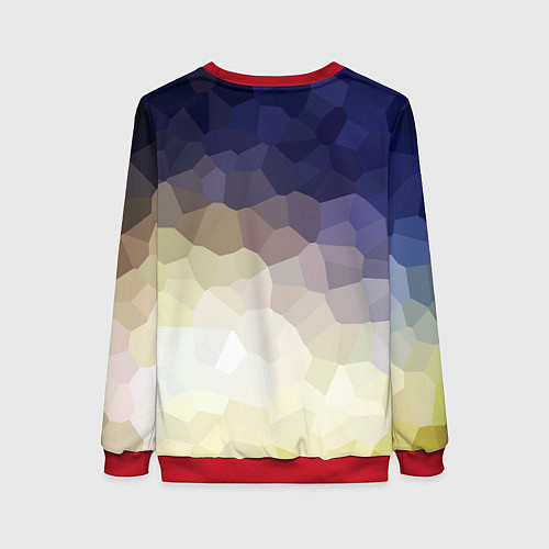 Женский свитшот LAND ROVER / 3D-Красный – фото 2