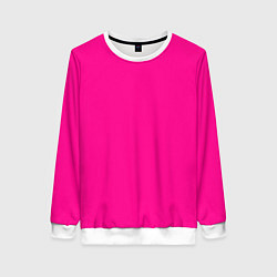 Свитшот женский РОЗОВАЯ МАСКА, цвет: 3D-белый