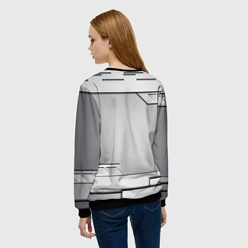 Женский свитшот SUBARU СУБАРУ / 3D-Черный – фото 4
