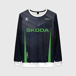 Свитшот женский Skoda VRS Z, цвет: 3D-белый