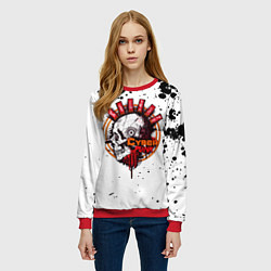Свитшот женский Cyberpunk 2077, цвет: 3D-красный — фото 2