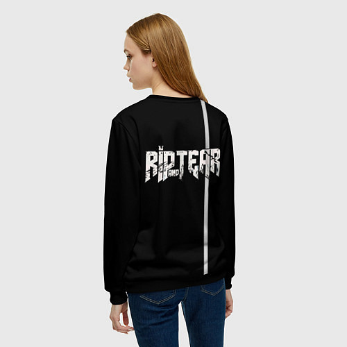 Женский свитшот Doom Rip and Tear / 3D-Черный – фото 4