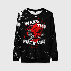 Женский свитшот WAKE THE F CK UP!