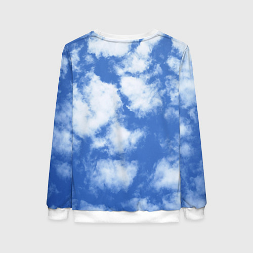 Женский свитшот ОБЛАКА / 3D-Белый – фото 2
