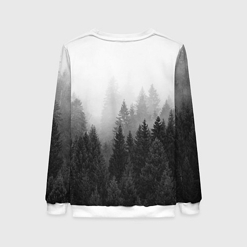 Женский свитшот Волк / 3D-Белый – фото 2