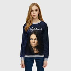 Свитшот женский Nightwish Tarja Turunen Z, цвет: 3D-меланж — фото 2