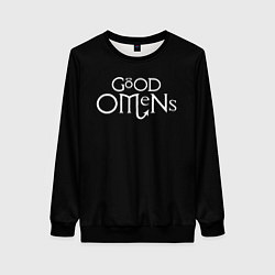 Женский свитшот GOOD OMENS БЛАГИЕ ЗНАМЕНИЯ КРЫЛЬЯ