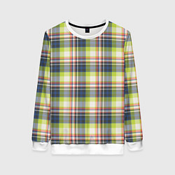 Женский свитшот Текстура в клетку