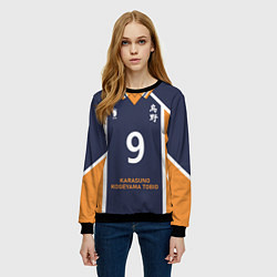 Свитшот женский KARASUNO 9 ФОРМА КАРАСУНО, цвет: 3D-черный — фото 2