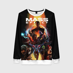 Свитшот женский Mass effect, цвет: 3D-белый