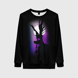 Свитшот женский DEATH NOTE ТЕТРАДЬ СМЕРТИ, цвет: 3D-черный