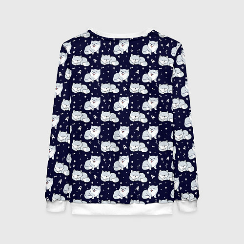 Женский свитшот Милая Шиба Ину / 3D-Белый – фото 2