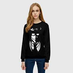 Свитшот женский Hellsing, цвет: 3D-черный — фото 2