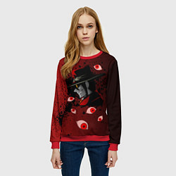 Свитшот женский ХеллсингHellsing, цвет: 3D-красный — фото 2