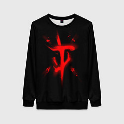 Свитшот женский DOOM ETERNAL ДУМ, цвет: 3D-черный