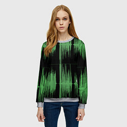 Свитшот женский AUDIOWAVE, цвет: 3D-меланж — фото 2