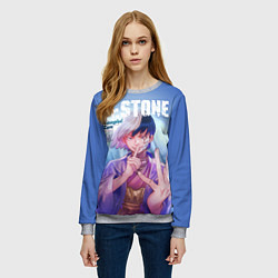 Свитшот женский Asagiri Gen, цвет: 3D-меланж — фото 2