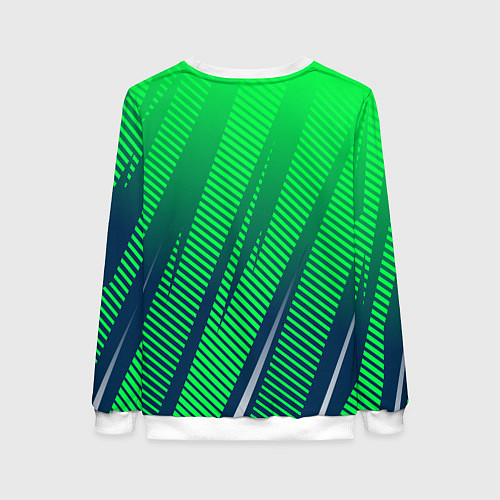 Женский свитшот Крокодил: Время кушать / 3D-Белый – фото 2