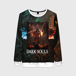 Свитшот женский DARKSOULS ТЕМНЫЕ ДУШИ, цвет: 3D-белый