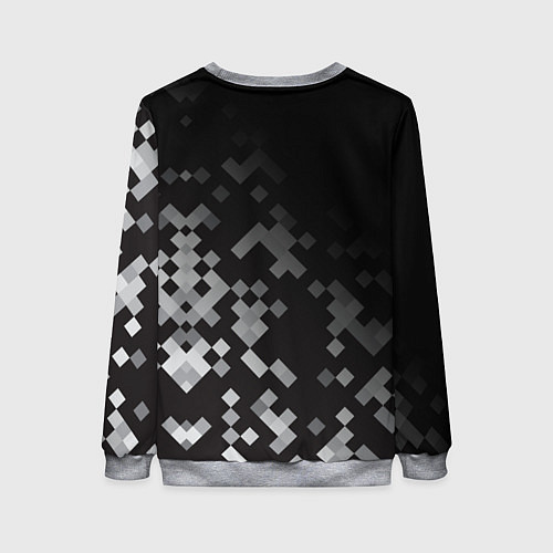 Женский свитшот LAND ROVER ГОРОДСКОЙ КАМУФЛЯЖ / 3D-Меланж – фото 2