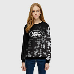 Свитшот женский LAND ROVER ГОРОДСКОЙ КАМУФЛЯЖ, цвет: 3D-черный — фото 2
