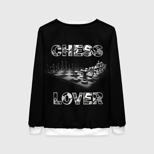 Женский свитшот Chess Lover Любитель шахмат / 3D-Белый – фото 2