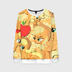 Женский свитшот Applejack pattern