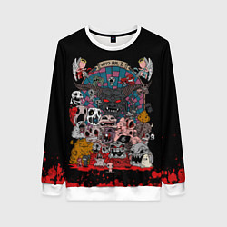 Свитшот женский Кто я, цвет: 3D-белый