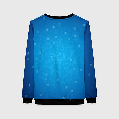 Женский свитшот Русалочка / 3D-Черный – фото 2