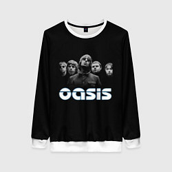 Свитшот женский OASIS, цвет: 3D-белый