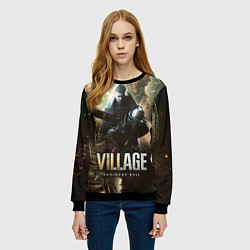 Свитшот женский Resident Evil Village, цвет: 3D-черный — фото 2