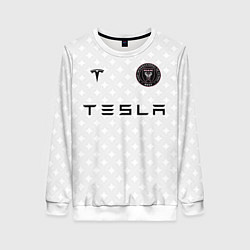 Свитшот женский INTER MIAMI FC TESLA KIT, цвет: 3D-белый