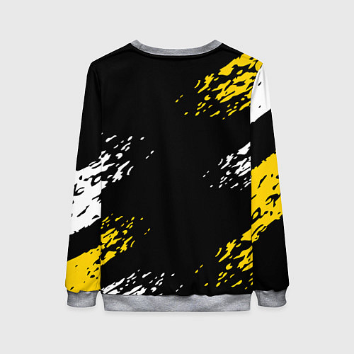 Женский свитшот JUVENTUS ЮВЕНТУС КРАСКА / 3D-Меланж – фото 2