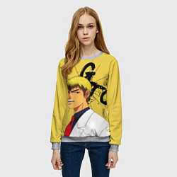 Свитшот женский Крутой учитель Онидзука, цвет: 3D-меланж — фото 2