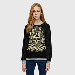 Свитшот женский АУТКАСТ, цвет: 3D-меланж — фото 2