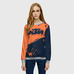 Свитшот женский KTM ГРАНЖ Z, цвет: 3D-меланж — фото 2