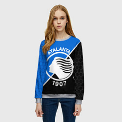 Свитшот женский FC ATALANTA ФК АТАЛАНТА, цвет: 3D-меланж — фото 2