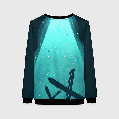 Женский свитшот Fox Mulder and Dana Scully / 3D-Черный – фото 2