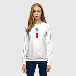 Свитшот женский Кейн форма Англия 20212022, цвет: 3D-белый — фото 2