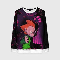 Свитшот женский Friday Night Funkin FNF, цвет: 3D-белый