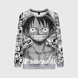 Женский свитшот Луфи улыбается one piece