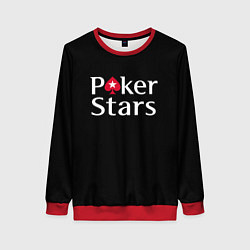 Свитшот женский Poker Stars, цвет: 3D-красный